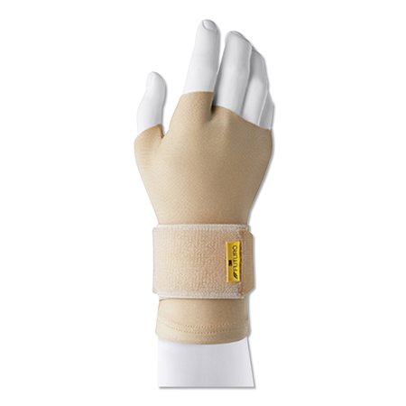 Futuro Energizing Support Glove, Small/Medium, Fits Palm Size 6.5 in. - 8.0 in., Tan 09183EN